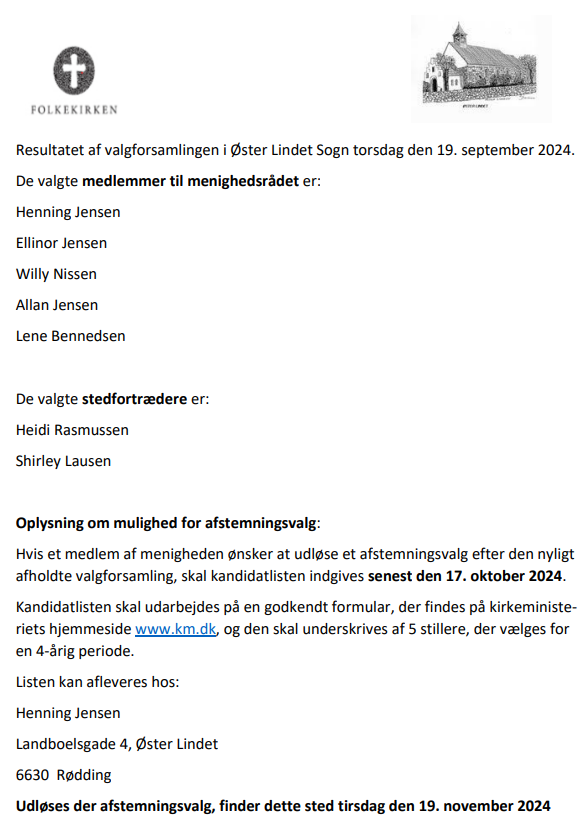 Resultat valgforsamling 2024