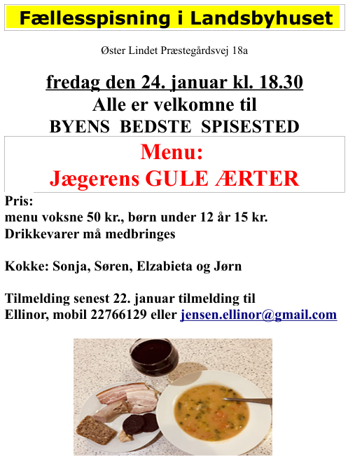 Faellesspisning januar 2025