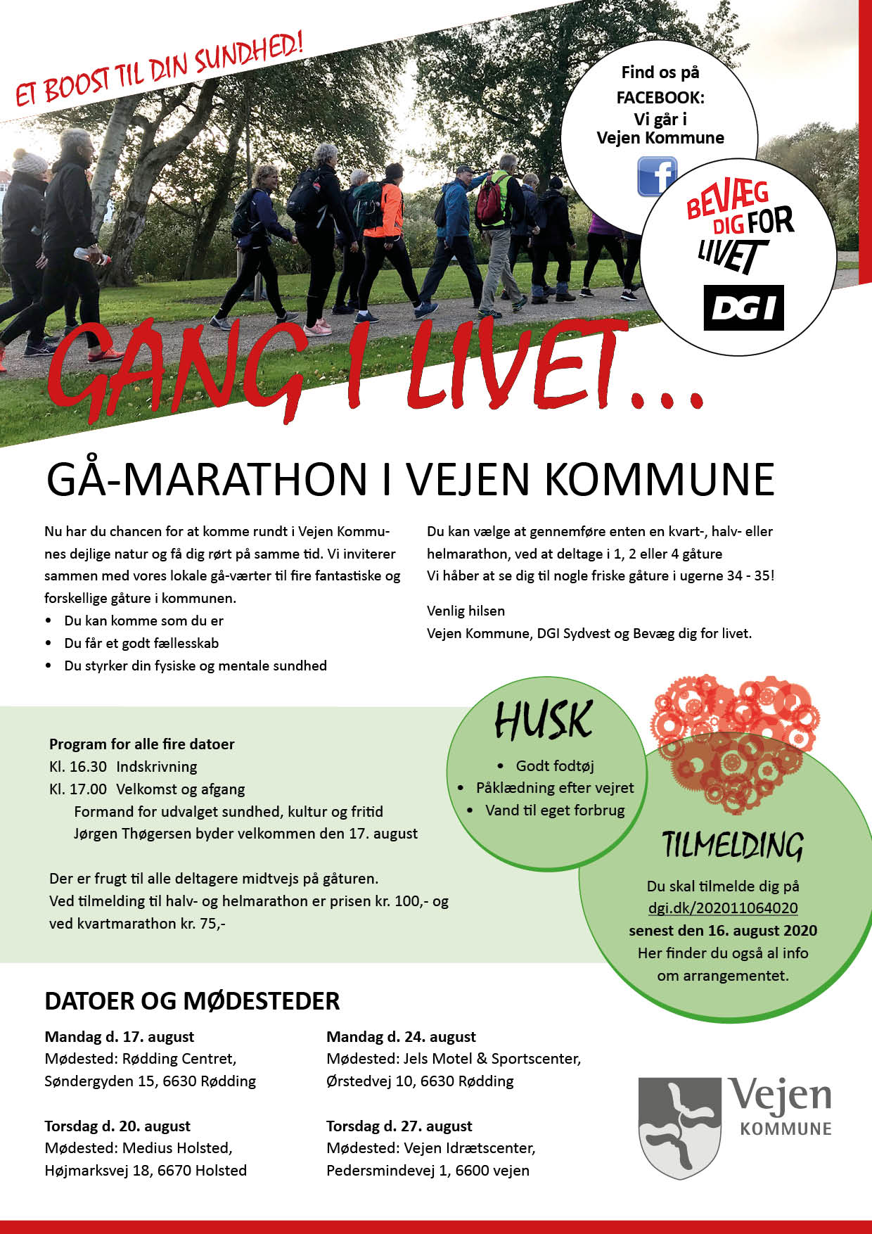 A4 Gang i livet ga maraton august2020